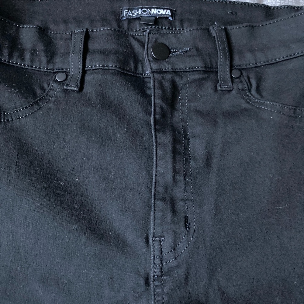 Black Fashion Nova High Waisted Jeans
